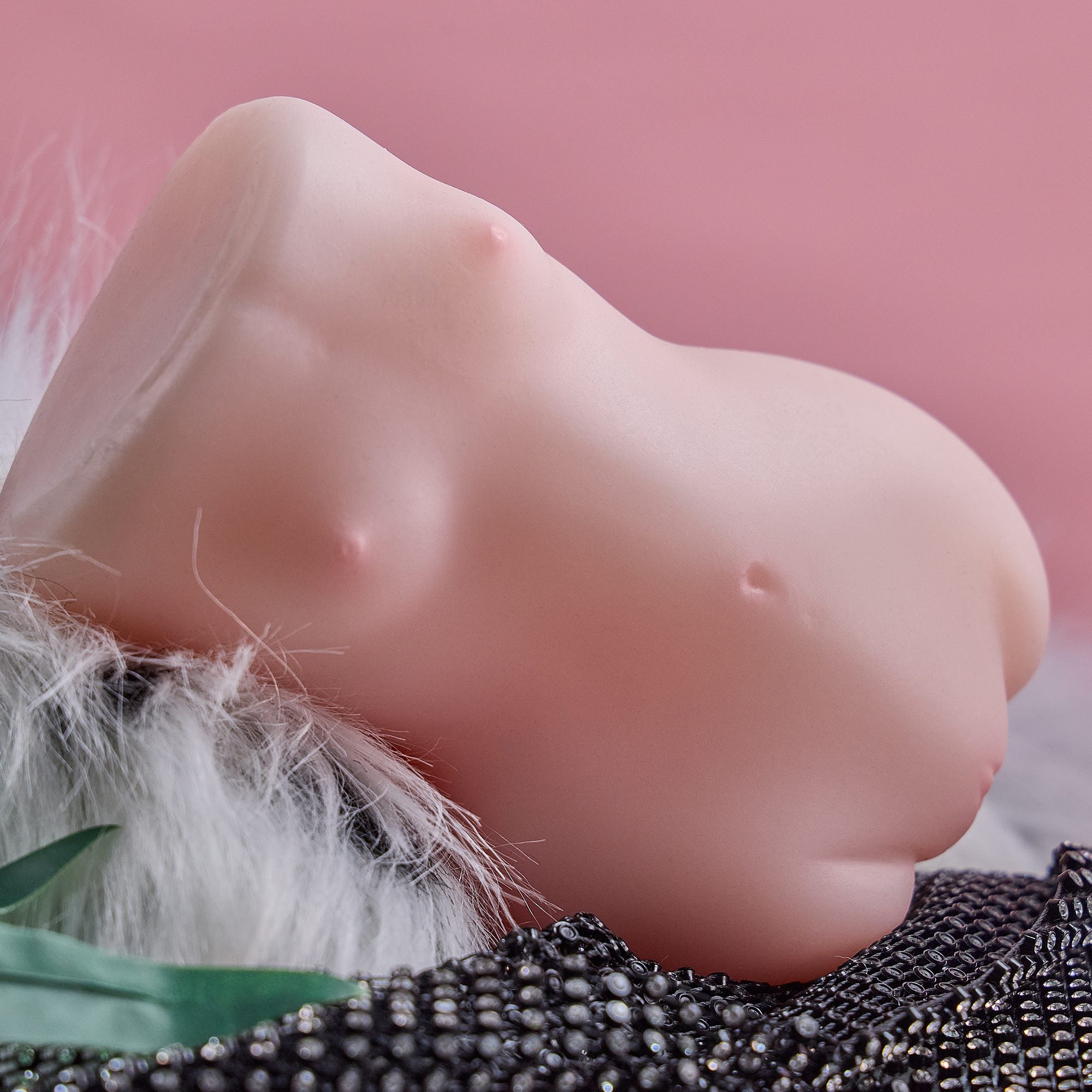 Amberlia: Bunnygirl Silicone Onahole Anime Male Masturbator For Men